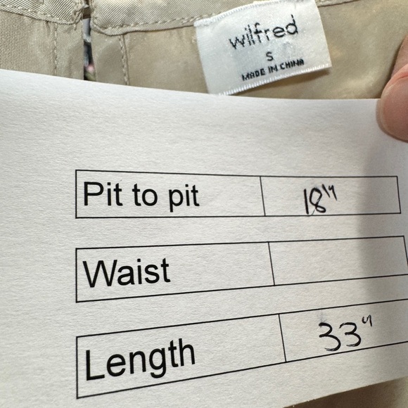 Aritzia Wilfred Babydoll Fantasy Dress Cream - Picture 9 of 9